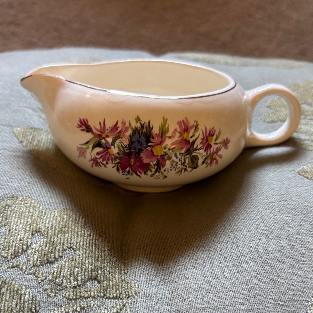 Harmony House Floral Creamer with Handle